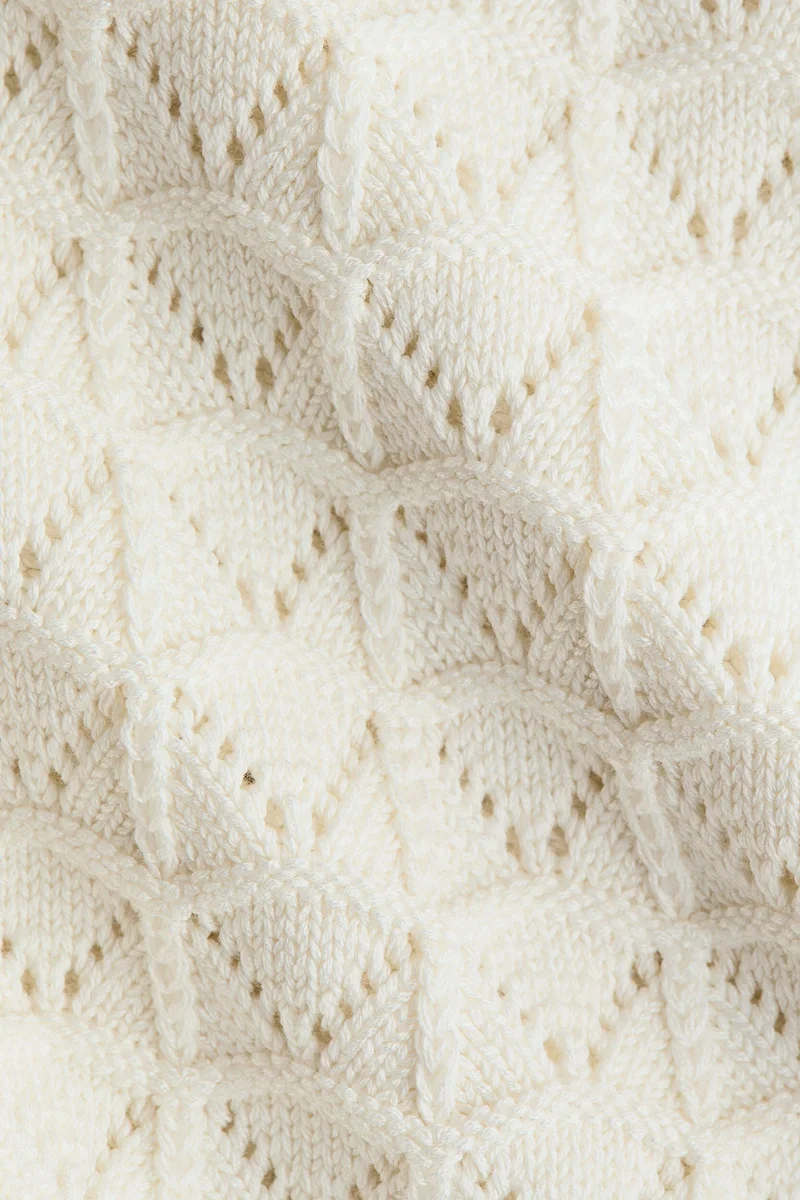 H&M Pointelle-knit vest top